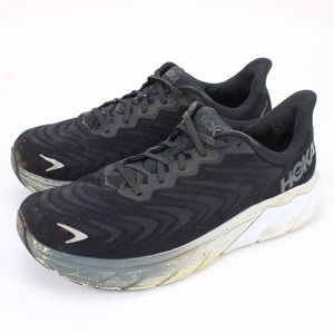 Hoka One One Mens Arahi 6 Black Running Shoes Sneakers Size 12.5 2E 1123196 BWHT